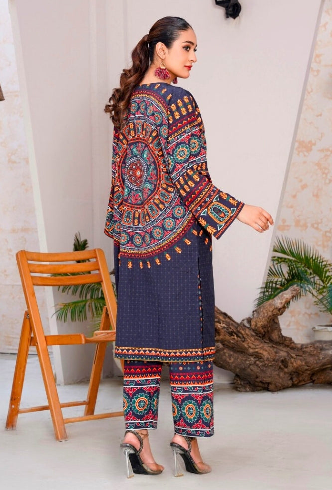 MATKA Mirror Work 2 Pc Stitched Dress