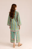 GUL-AFSHAN Digital Printed Premium Silk 2Pc Stitched Dress.