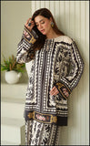 CLASSIC HANIA Digital Printed Premium Silk 2Pc Stitched Dress.
