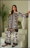 CLASSIC HANIA Digital Printed Premium Silk 2Pc Stitched Dress.