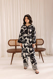 INK PETAL Co Ord Digital Print 2-Piece Stitched Dress.