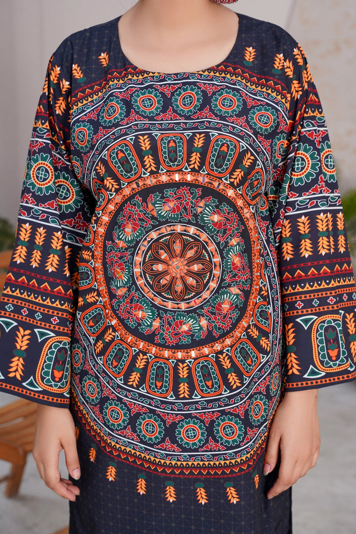MATKA Mirror Work 2 Pc Stitched Dress