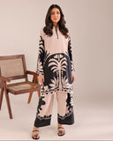PALM Co Ord Digital Print 2-Piece Stitched Dress.