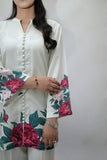 VERONICA Digital Printed Premium Silk 2Pc Stitched Dress.