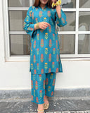 RANG RASIYA Flower Print 2pc Stitched Dress