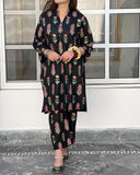 RANG RASIYA Flower Print 2pc Stitched Dress