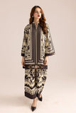 HANIA Digital Printed Premium Silk 2Pc Stitched Dress.