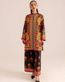 SATRANGI Digital Printed Premium Silk 2Pc Stitched Dress.