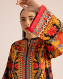 SATRANGI Digital Printed Premium Silk 2Pc Stitched Dress.