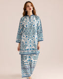 GUL-E-FARAH Digital Printed Premium Silk 2Pc Stitched Dress.