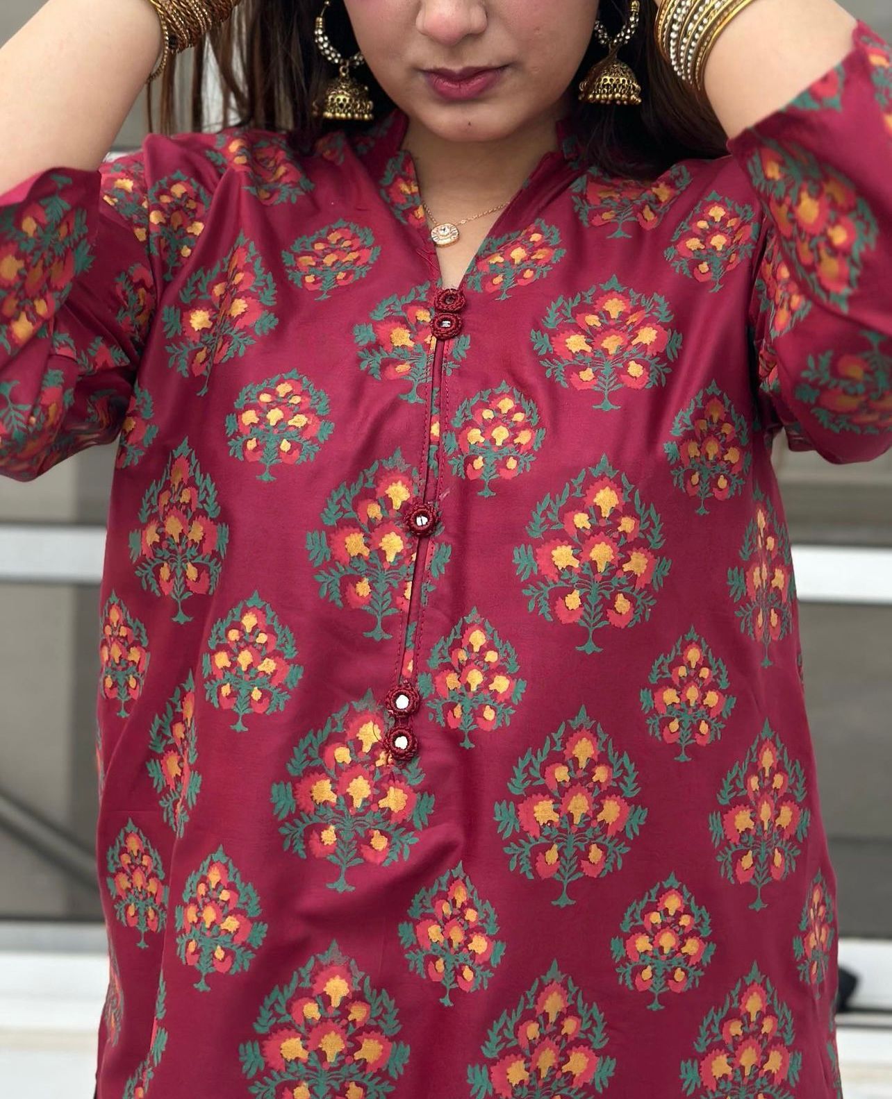 Elegant Eid Rang Keyseria 2-Piece Set BINDI