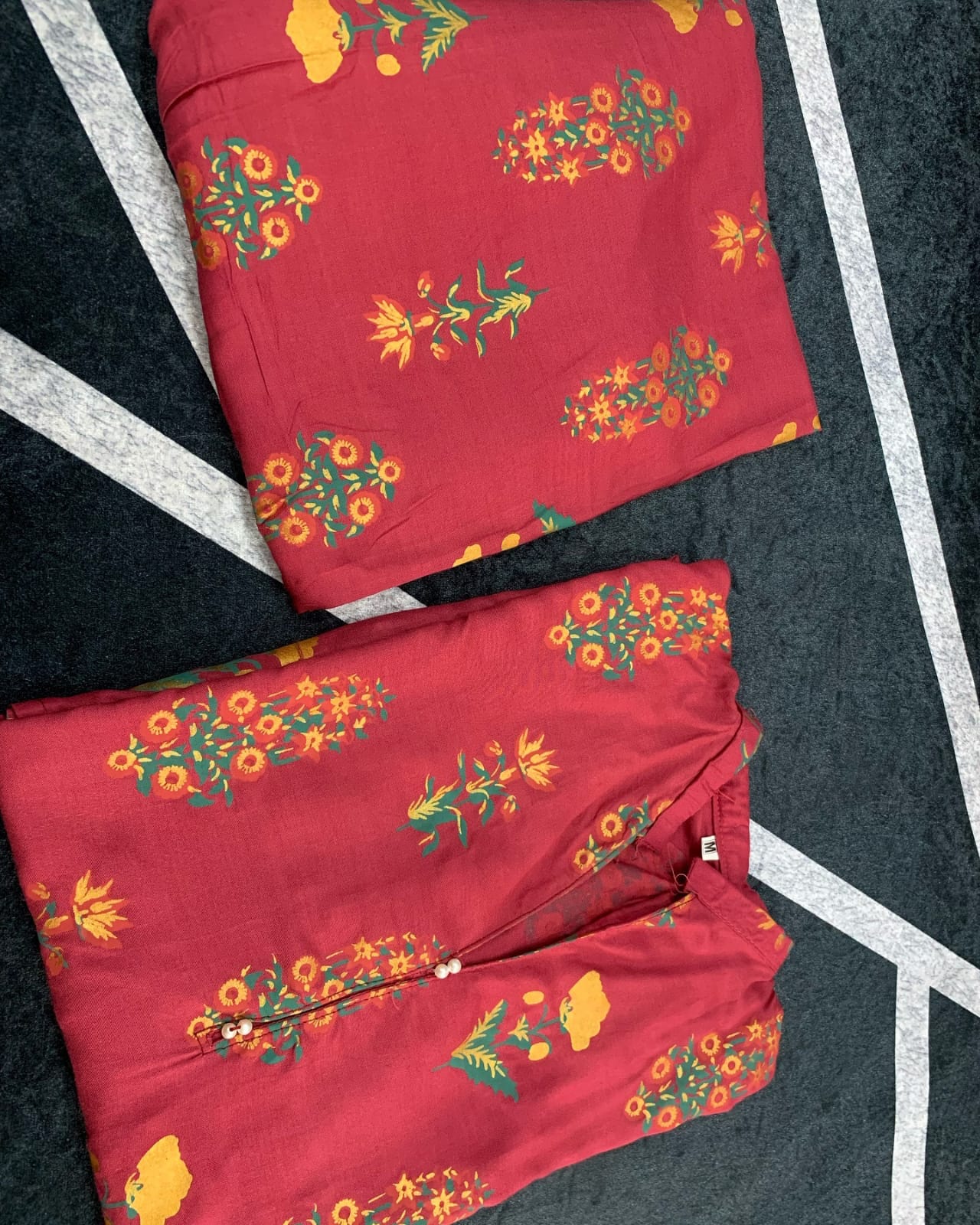 RANG RASIYA Flower Print 2pc Stitched Dress