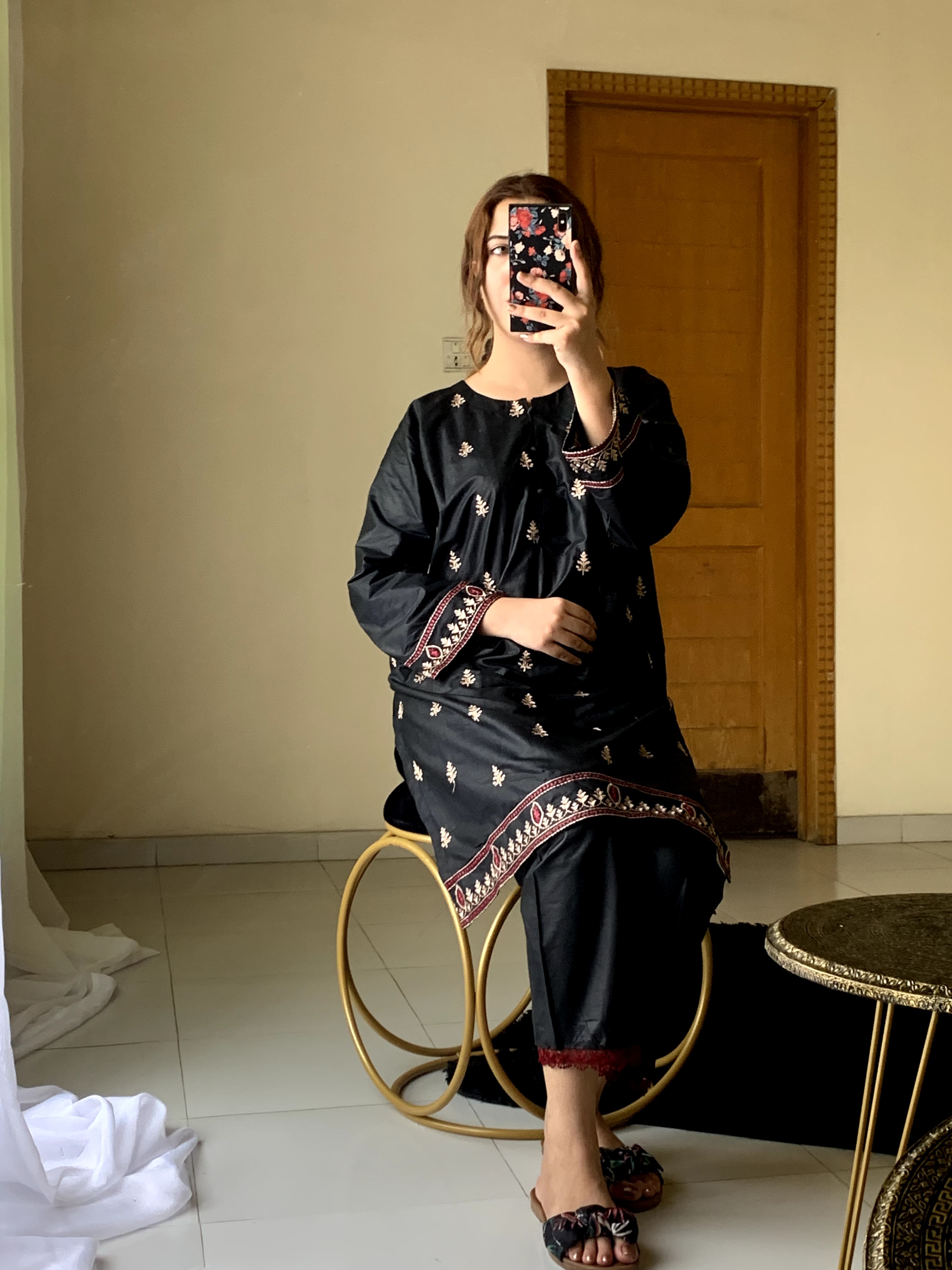 Cotton Embroidery 2pcs