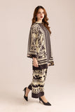 HANIA Digital Printed Premium Silk 2Pc Stitched Dress.