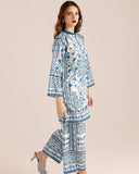 GUL-E-FARAH Digital Printed Premium Silk 2Pc Stitched Dress.