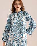 GUL-E-FARAH Digital Printed Premium Silk 2Pc Stitched Dress.