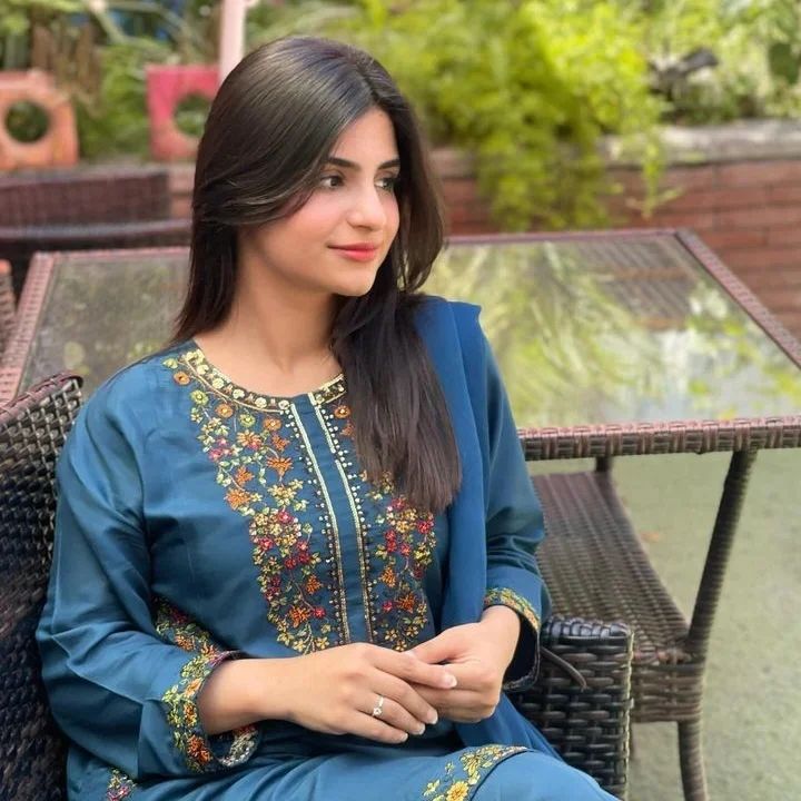 POCKET SEQUENCE Embroidered 2Pc Stitched Dress Premium Linen.