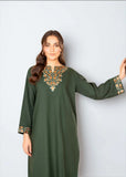 GREEN ORCHID EMBROIDERED 2-PIECE Dress.