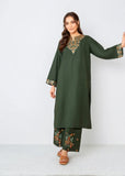 GREEN ORCHID EMBROIDERED 2-PIECE Dress.