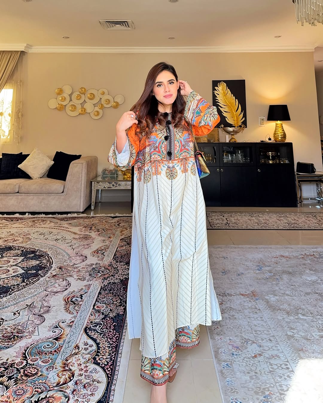ZAREEN DIGITAL PRINT 2-PIECE Stitched Dress.