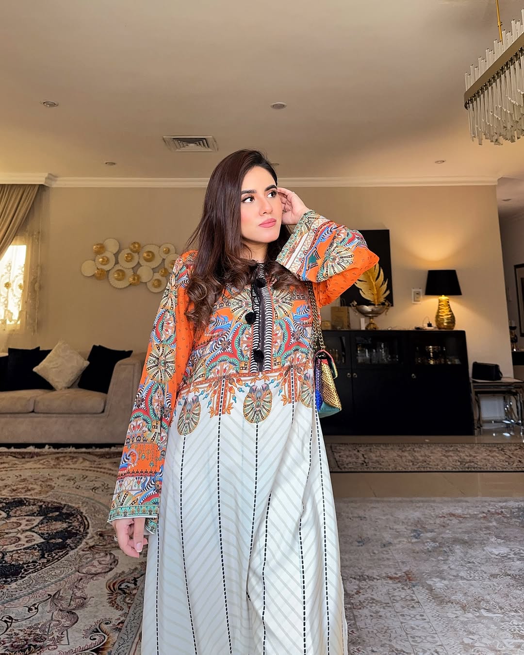 ZAREEN DIGITAL PRINT 2-PIECE Stitched Dress.
