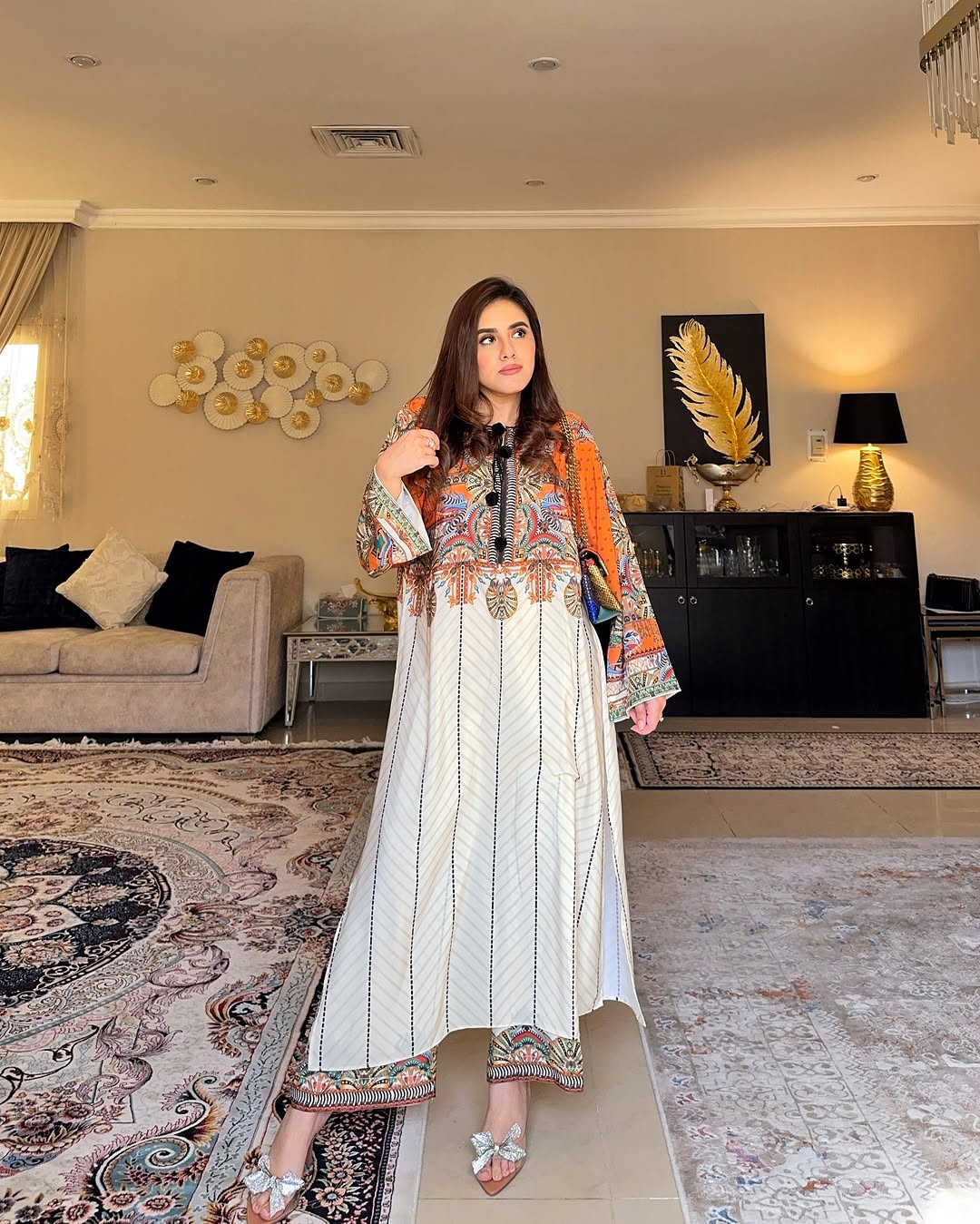 ZAREEN DIGITAL PRINT 2-PIECE Stitched Dress.