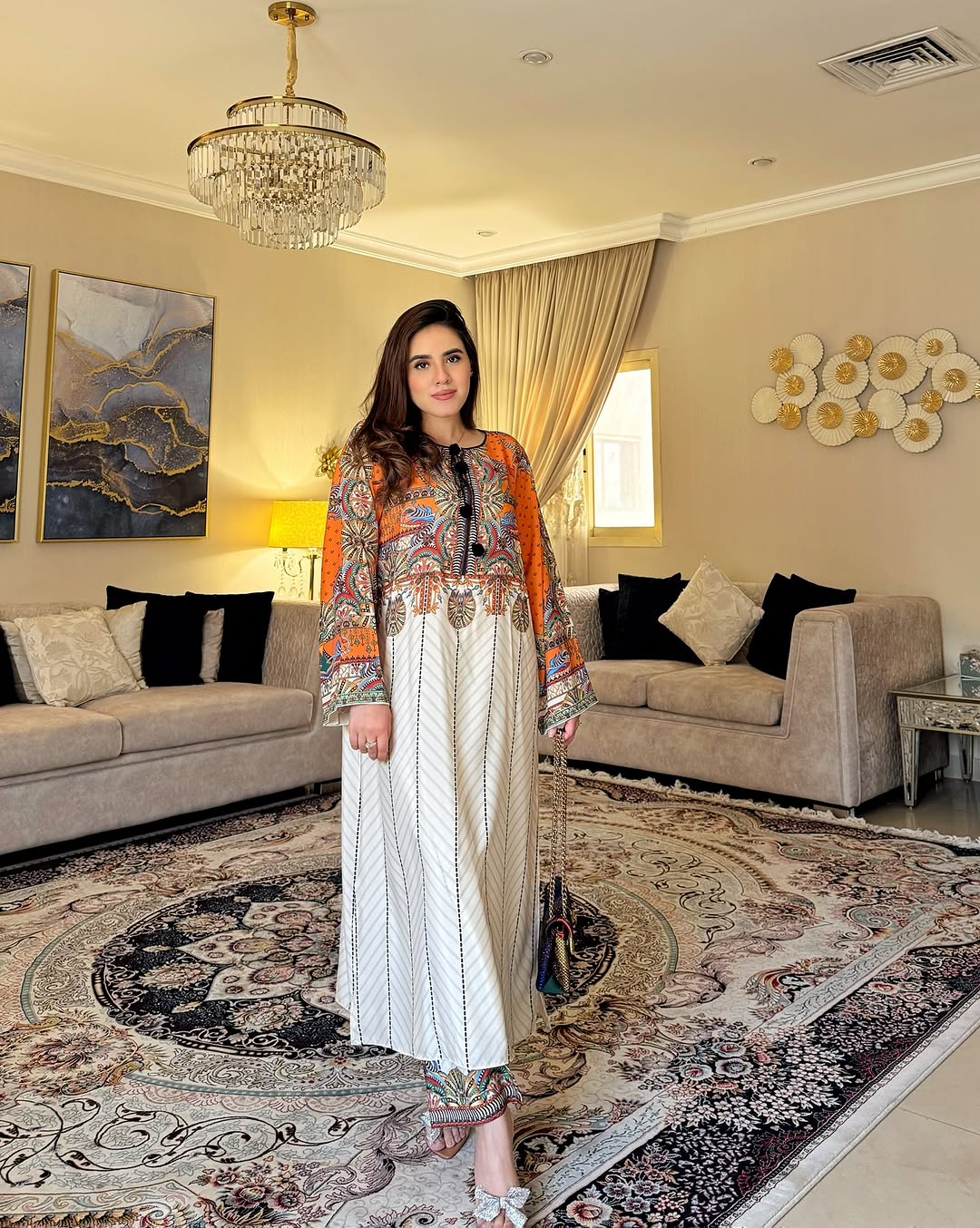 ZAREEN DIGITAL PRINT 2-PIECE Stitched Dress.