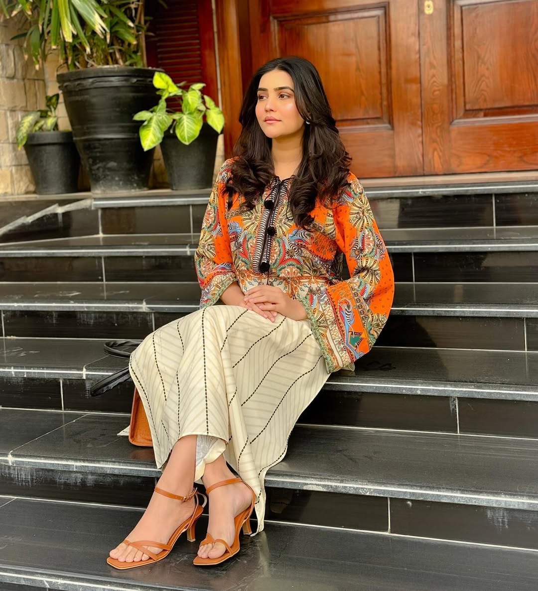 ZAREEN DIGITAL PRINT 2-PIECE Stitched Dress.