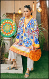 SHAMSA Digital Printed Premium Silk 2Pc Stitched Dress.